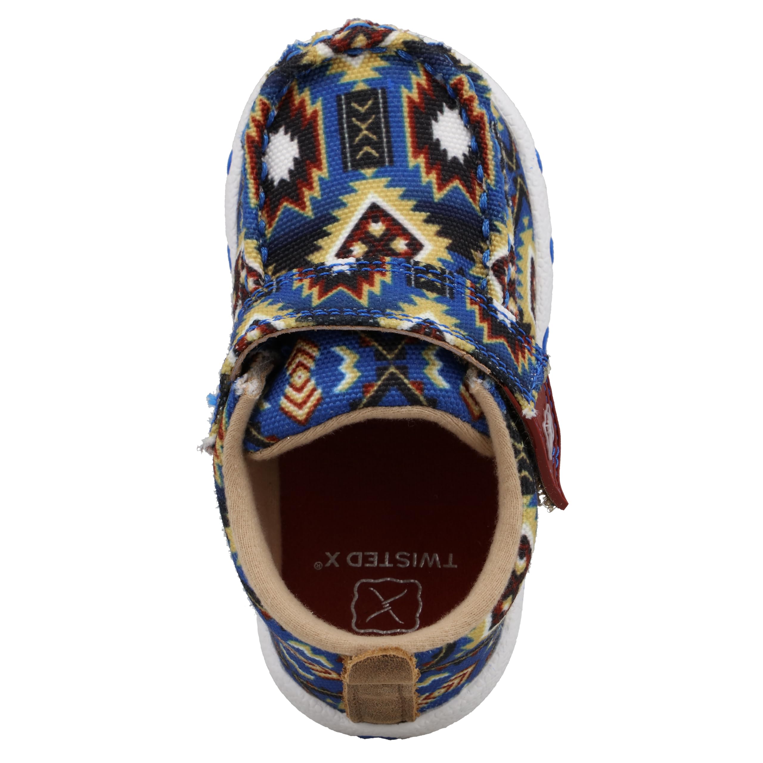 Twisted X Infant's Driving Moc, Moc Toe, Blue Multi Aztec, 3 M - Image 8