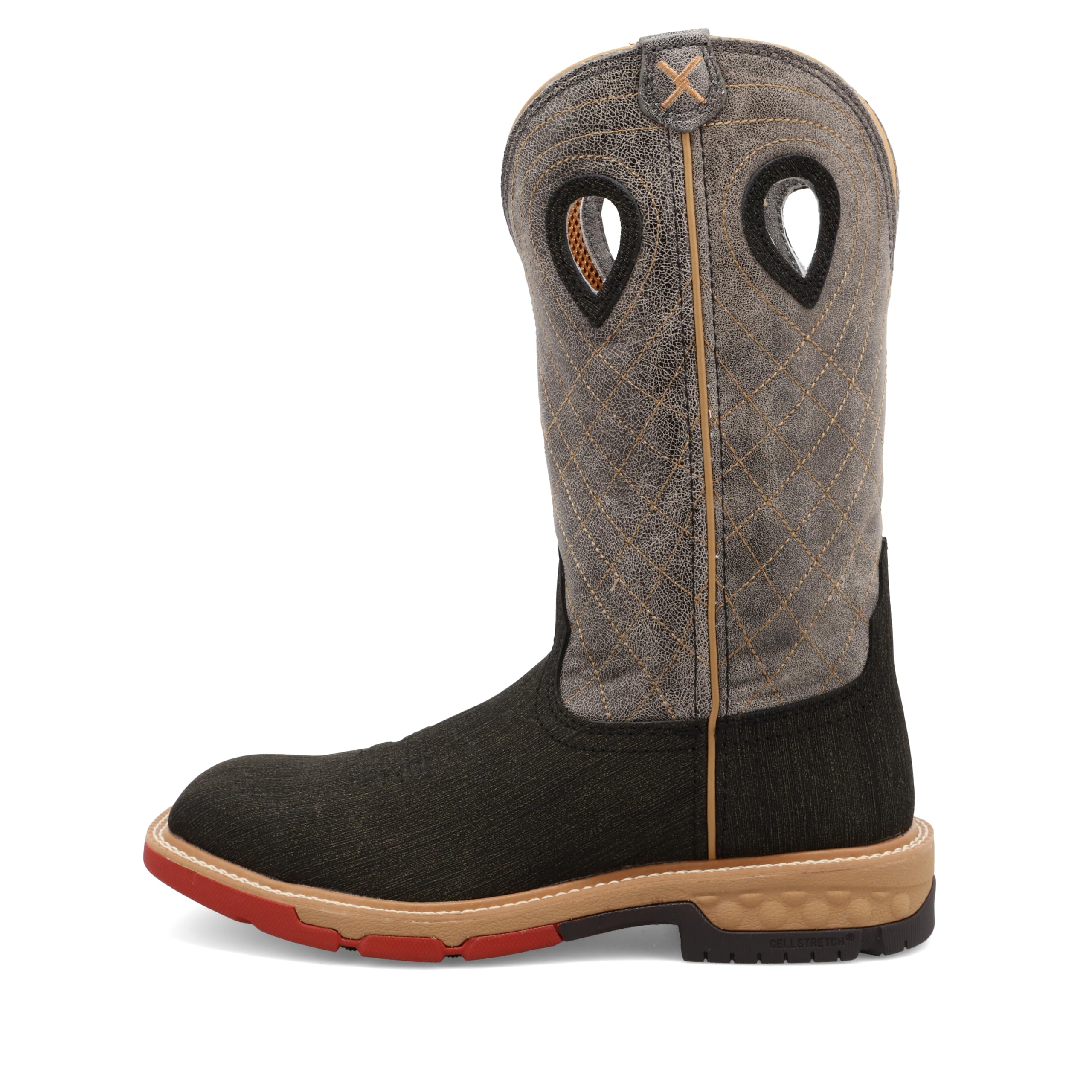 Twisted X Men's 12" Pull on Alloy Toe Western Work Boot - Image 4