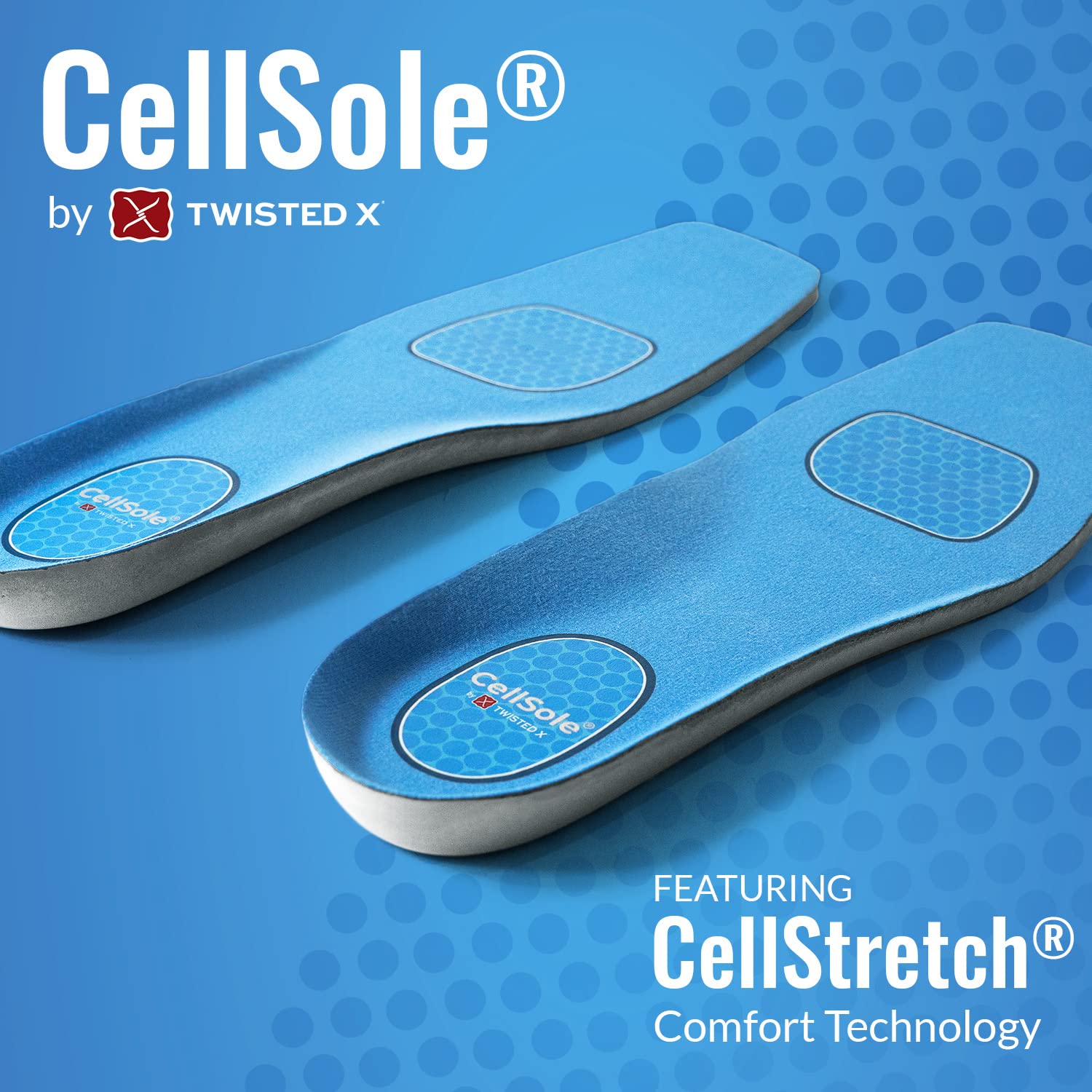 Twisted X Women’s Cellsole Square Toe Boot and Work Boot Footbed Inserts for All Day Comfort and Support, 10 - Image 6