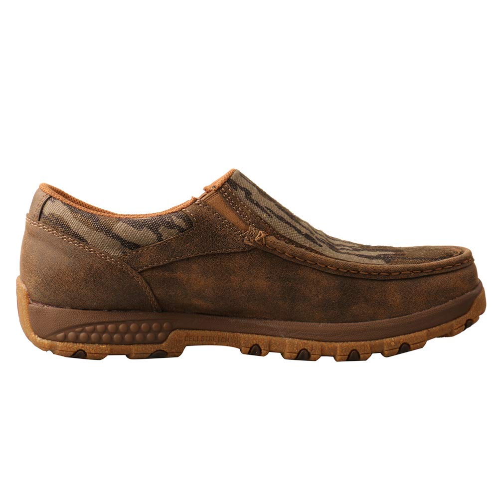 Twisted X mens Cellstretch Casual Slip-on Leather Shoes - Image 3