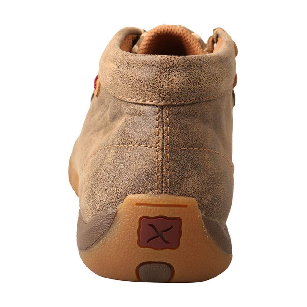 Twisted X Women's Chukka Driving Moc, Moc Toe, Bomber & Diamond Pattern Vamp, 8 M - Image 3