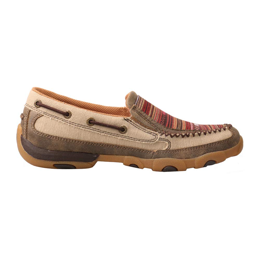 Twisted X Women's Driving Mocs, Slip-On Walking Shoes with CellStretch - Image 5