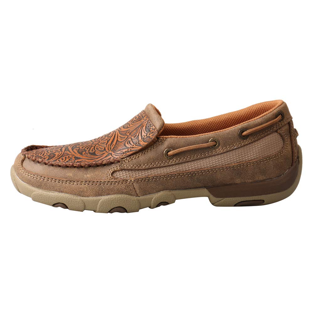 Twisted X Women's Driving Mocs, Slip-On Walking Shoes with CellStretch - Image 3